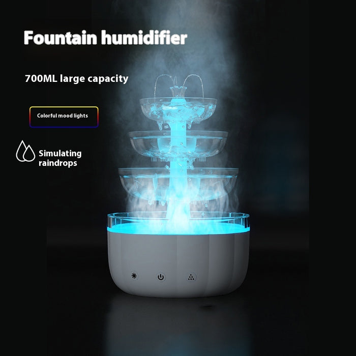 Fountain Mist Humidifier & Aroma Diffuser